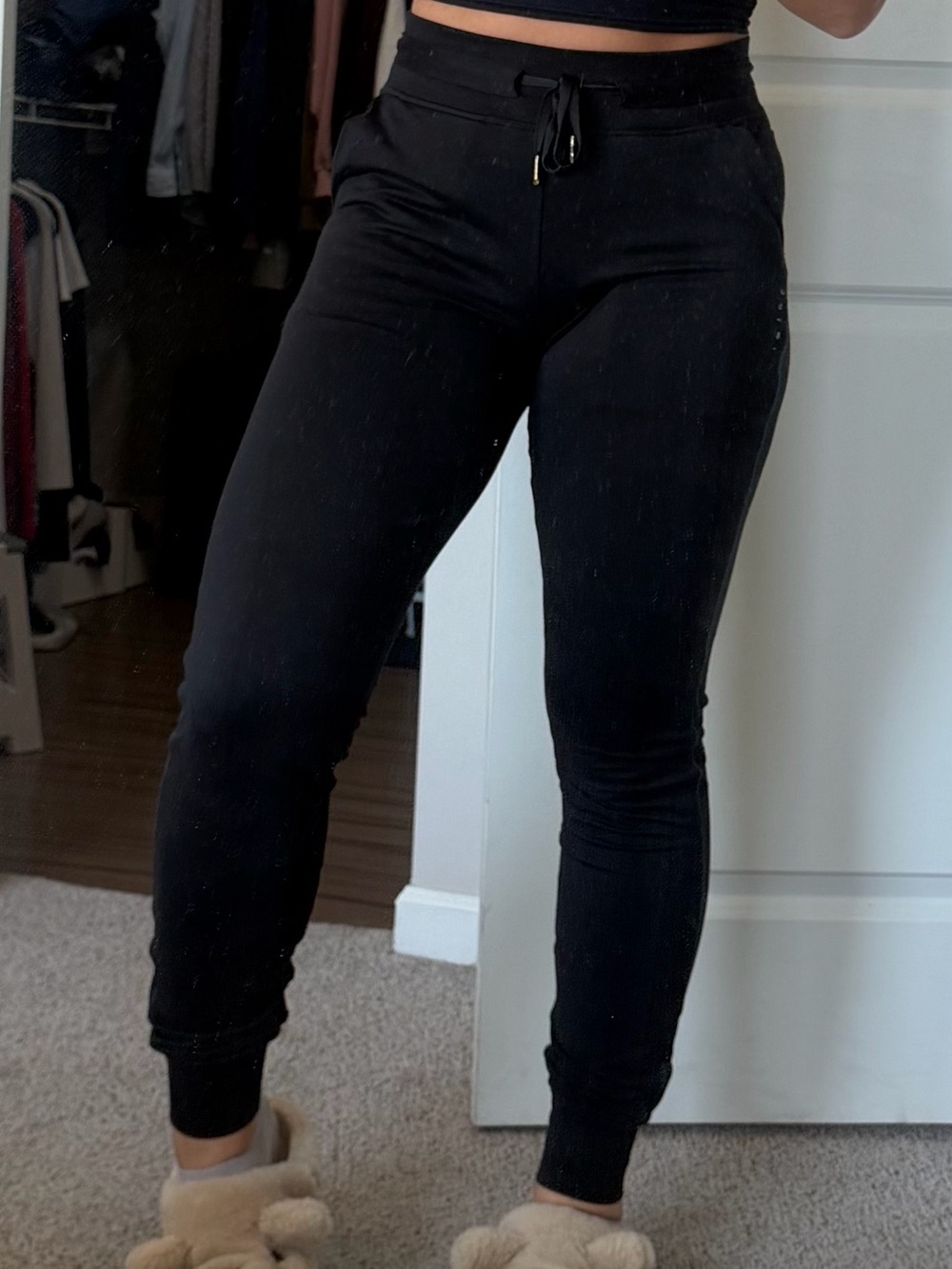 Balance Athletica Black Drawstring Jogger Pants